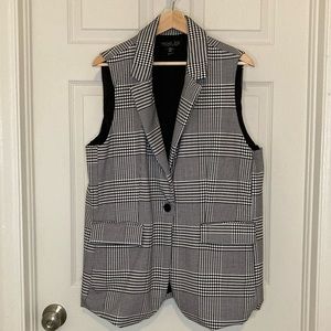 Rachel Zoe Houndstooth Vest